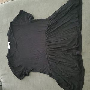 💥50% sale💥 Gaze black short sleeve top szS #b326